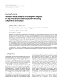 Báo cáo hóa học: "  Research Article Genome-Wide Analysis of Intergenic Regions of Mycobacterium tuberculosis H37Rv Using Affymetrix GeneChips"