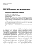 Báo cáo hóa học: " Research Article Robust Feature Detection for Facial Expression Recognition"