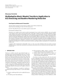 Báo cáo hóa học: " Research Article Multiadaptive Bionic Wavelet Transform: Application to ECG Denoising and Baseline Wandering Reduction"