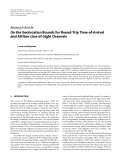 Báo cáo hóa học: "  Research Article On the Geolocation Bounds for Round-Trip Time-of-Arrival and All Non-Line-of-Sight Channels"