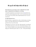 Bí quyết thể hiện biểu đồ địa lý 