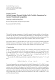 Báo cáo hóa học: " Research Article Hybrid Steepest Descent Method with Variable Parameters for General Variational Inequalities Yanrong Yu and Rudong Chen"