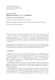 Báo cáo hóa học: "  Research Article Spectrum of Class wF(p,r, q) Operators Jiangtao Yuan and Zongsheng Gao"