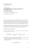 Báo cáo hóa học: " Research Article On a Multiple Hilbert-Type Integral Inequality with the Symmetric Kernel"