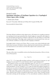 Báo cáo hóa học: "  Research Article Equivalent Solutions of Nonlinear Equations in a Topological Vector Space with a Wedge"