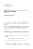 Báo cáo hóa học: " Research Article The Nonzero Solutions and Multiple Solutions for a Class of Bilinear Variational Inequalities Jianhua Huang"