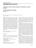 Báo cáo hóa học: " A pH sensor based on electric properties of nanotubes on a glass substrate"