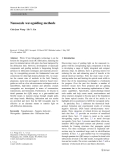 Báo cáo hóa học: "  Nanoscale waveguiding methods"