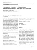 Báo cáo hóa học: " Pharmacokinetic evaluation of a 1,3-dicyclohexylurea nanosuspension formulation to support early efﬁcacy assessment"