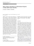 Báo cáo hóa học: " Effect of Purity and Substrate on Field Emission Properties of Multi-walled Carbon Nanotubes"