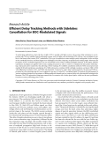 Báo cáo hóa học: "  Research Article Efﬁcient Delay Tracking Methods with Sidelobes Cancellation for BOC-Modulated Signals"