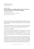 Báo cáo hóa học: " Research Article Strong Convergence of Modified Implicit Iteration Processes for Common Fixed Points of Nonexpansive Mappings"