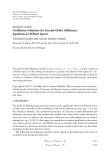 Báo cáo hóa học: "  Research Article Oscillatory Solutions for Second-Order Difference Equations in Hilbert Spaces"