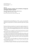 Báo cáo hóa học: "  Editorial Harnack’s Estimates: Positivity and Local Behavior of Degenerate and Singular Parabolic Equations"