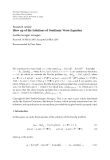 Báo cáo hóa học: " Research Article Blow up of the Solutions of Nonlinear Wave Equation"