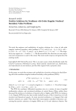 Báo cáo hóa học: " Research Article Positive Solutions for Nonlinear nth-Order Singular Nonlocal Boundary Value Problems"