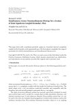 Báo cáo hóa học: " Research Article Simultaneous versus Nonsimultaneous Blowup for a System of Heat Equations Coupled Boundary Flux"