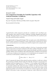 Báo cáo hóa học: "  Research Article On Comparison Principles for Parabolic Equations with Nonlocal Boundary Conditions"