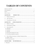 TABLES OF CONTENTS