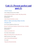 Unit 13. Present perfect and past (1)