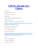 Tài liệu  Unit 29. -ing and -ed + Clauses