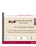 Dự án nghiên cứu: Thúc đẩy thị trường nội tiêu và xuất khẩu trái cây Việt Nam thông qua cải tiến chuỗi cung ứng và công nghệ sau thu hoạch '