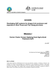 Báo cáo nghiên cứu nông nghiệp " Developing GAP systems for dragon fruit producers and exporters in Binh Thuan and Tien Giang provinces "