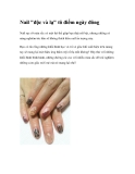 Nail "độc và lạ" tô điểm ngày đông