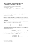 Báo cáo hóa học: "APPLICATIONS OF THE POINCARÉ INEQUALITY TO EXTENDED KANTOROVICH METHOD"