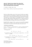 Báo cáo hóa học: "IMPLICIT PREDICTOR-CORRECTOR ITERATION PROCESS FOR FINITELY MANY ASYMPTOTICALLY "