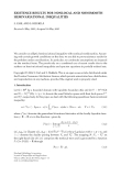 Báo cáo hóa học: "EXISTENCE RESULTS FOR NONLOCAL AND NONSMOOTH HEMIVARIATIONAL INEQUALITIES"