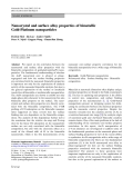 Báo cáo hóa học: "Nanocrystal and surface alloy properties of bimetallic Gold-Platinum nanoparticles"