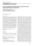 Báo cáo hóa học: "Interwell coupling effect in Si/SiGe quantum wells grown by ultra high vacuum chemical vapor deposition"