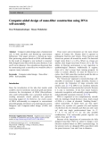 Báo cáo hóa học: " Computer-aided design of nano-ﬁlter construction using DNA self-assembly"