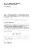 Báo cáo hóa học: "ON ALMOST COINCIDENCE POINTS IN GENERALIZED CONVEX SPACES"