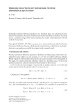 Báo cáo hóa học: "PERIODIC SOLUTIONS OF NONLINEAR VECTOR DIFFERENCE EQUATIONS"