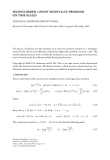 Báo cáo hóa học: "SECOND-ORDER n-POINT EIGENVALUE PROBLEMS ON TIME SCALES"