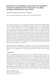 Báo cáo hóa học: "RELIABILITY OF DIFFERENCE ANALOGUES TO PRESERVE STABILITY PROPERTIES OF STOCHASTIC VOLTERRA INTEGRO-DIFFERENTIAL EQUATIONS"