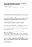 Báo cáo hóa học: "ASYMPTOTIC BEHAVIOR OF SOLUTIONS FOR NEUTRAL DYNAMIC EQUATIONS ON TIME SCALES"