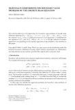 Báo cáo hóa học: "EIGENVALUE COMPARISONS FOR BOUNDARY VALUE PROBLEMS OF THE DISCRETE BEAM EQUATION"