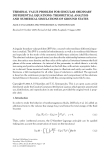 Báo cáo hóa học: "TERMINAL VALUE PROBLEM FOR SINGULAR ORDINARY DIFFERENTIAL EQUATIONS: THEORETICAL ANALYSIS AND NUMERICAL SIMULATIONS OF GROUND STATES"