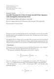 Báo cáo hóa học: " Research Article Liouville Theorems for a Class of Linear Second-Order Operators with Nonnegative "