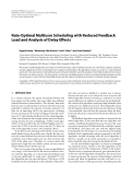 Báo cáo hóa học: " Rate-Optimal Multiuser Scheduling with Reduced Feedback Load and Analysis of Delay Effects"