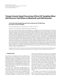 Báo cáo hóa học: "  Charge-Domain Signal Processing of Direct RF Sampling Mixer with Discrete-Time Filters in Bluetooth and GSM Receivers"