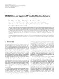 Báo cáo hóa học: " CMOS Silicon-on-Sapphire RF Tunable Matching Networks"