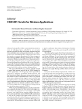 Báo cáo hóa học: "  Editorial CMOS RF Circuits for Wireless Applications"