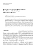 Báo cáo hóa học: "  Fast and Accurate Ground Truth Generation for Skew-Tolerance Evaluation of Page Segmentation Algorithms"