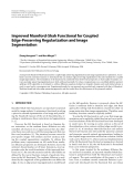 Báo cáo hóa học: " Improved Mumford-Shah Functional for Coupled Edge-Preserving Regularization and Image Segmentation"