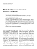 Báo cáo hóa học: " Blind Mobile Positioning in Urban Environment Based on Ray-Tracing Analysis"