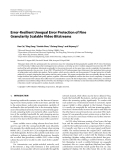 Báo cáo hóa học: " Error-Resilient Unequal Error Protection of Fine Granularity Scalable Video Bitstreams"